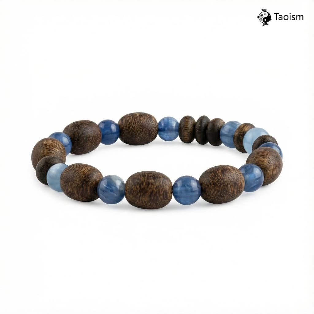 Agarwood & Blue Kyanite Energy Aligner Bracelet