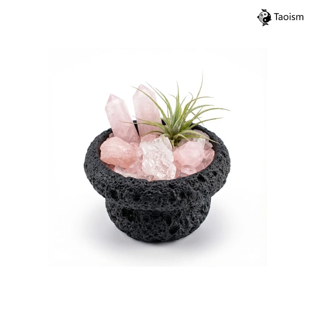Natural Rose Quartz Energy Bonsai Decor - Image 2