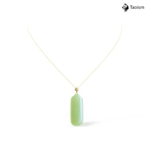 Natural Hetian Jade 'Qingshui' 'Wushi' Necklace