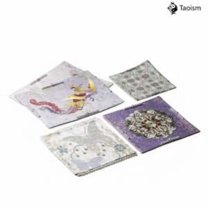 Brocade 'All Birds Paying Homage to the Phoenix' Tea Mat