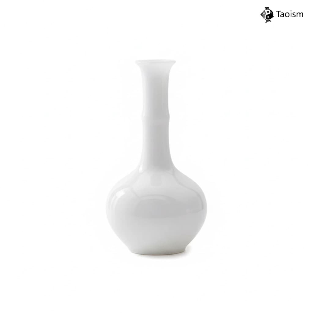 Serene Mutton Fat Jade Ceramic Vase Set - Image 4