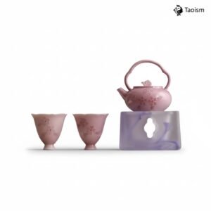 Butterfly-Handled Pot & Tea Warmer Set