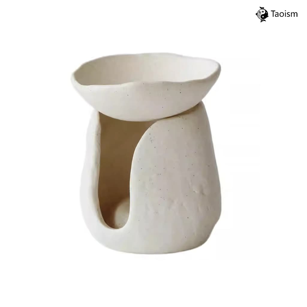 Handmade Serenity Vessel Ceramic Incense Burner - Image 2