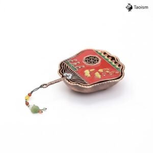 Handcrafted Ancient Cloisonné Fan Incense Burner