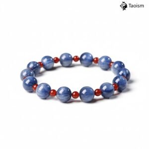 Forbidden City Heritage · Natural Kyanite & Red Agate Bracelet