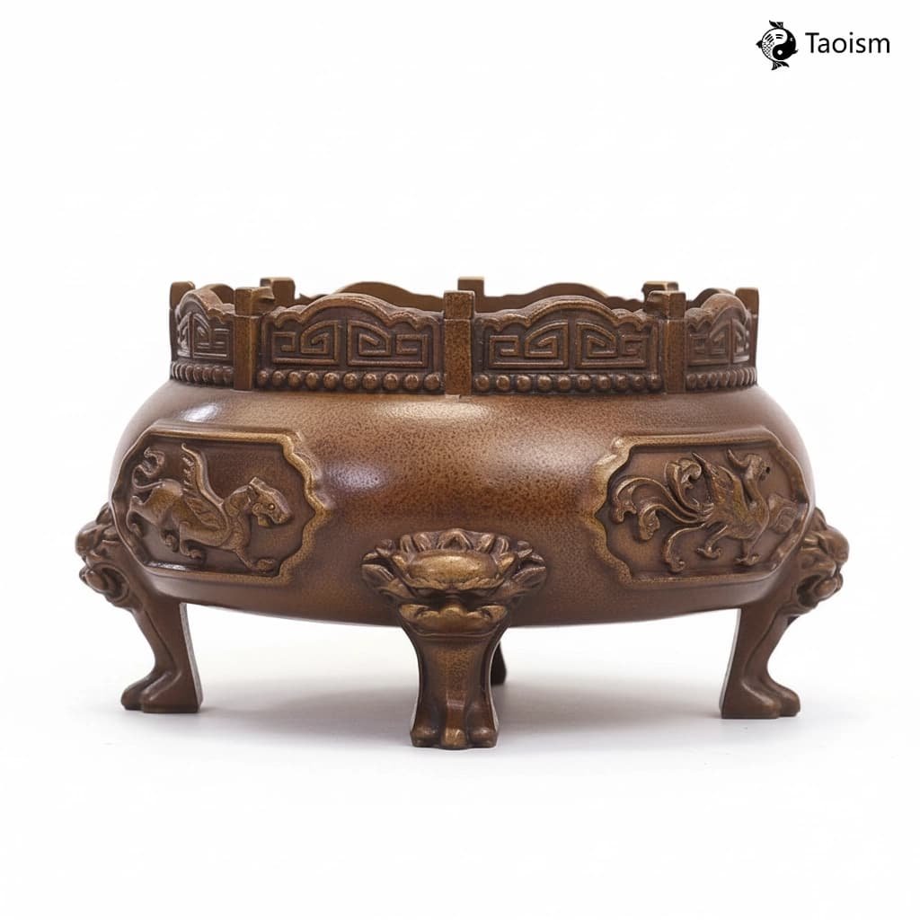 Nine Turns Universe Four Guardians Brass Censer - Image 3