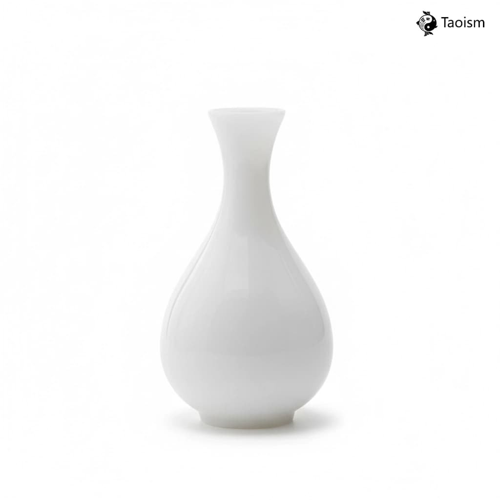 Serene Mutton Fat Jade Ceramic Vase Set - Image 2